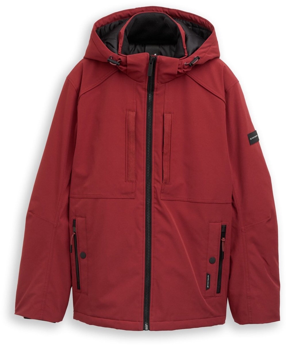 Tom Tailor - Functionele jas met afneembare capuchon - Maat S - pear red