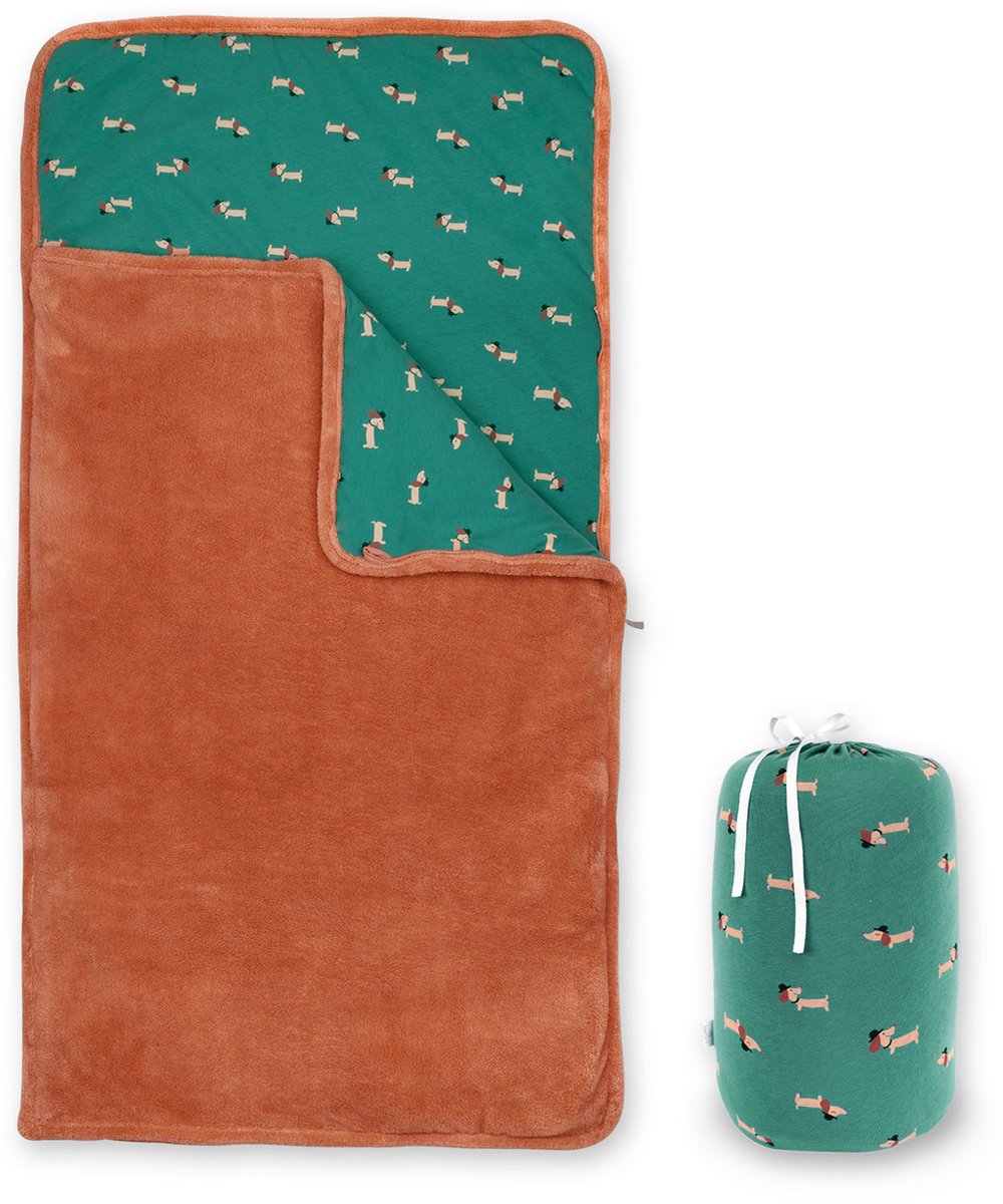 BEMINI Kinderslaapzak - Camping Bag 70x140cm - TOG 3 - Knus cocon - Noisette