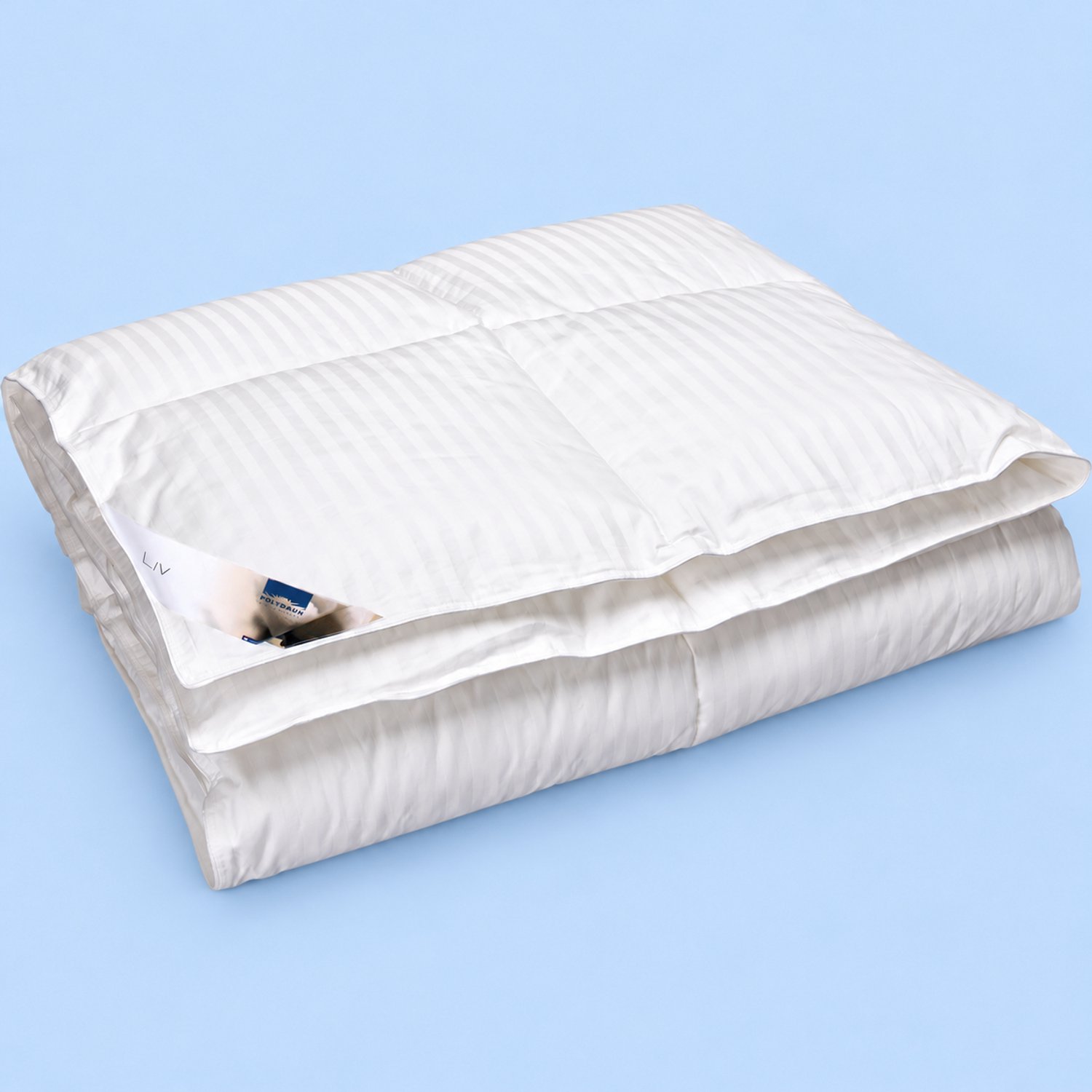 Polydaun Liv dekbed - enkel - anti-allergeen - vulling GRS 3D-Isocraft® met TripleGuard® behandeling - 140x220 cm Wit