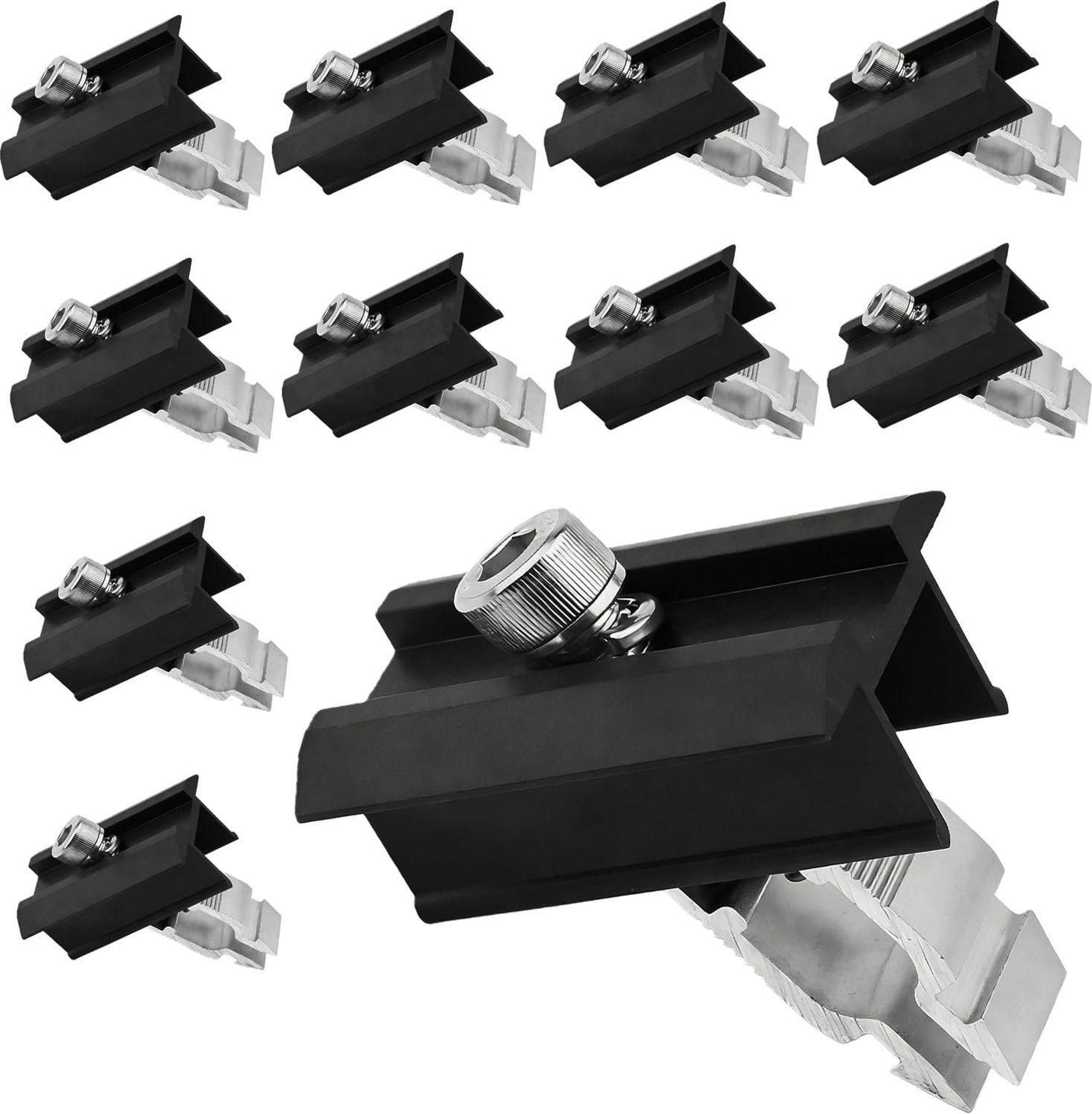 Set van 10 Middenklemmen voor Zonnepanelen