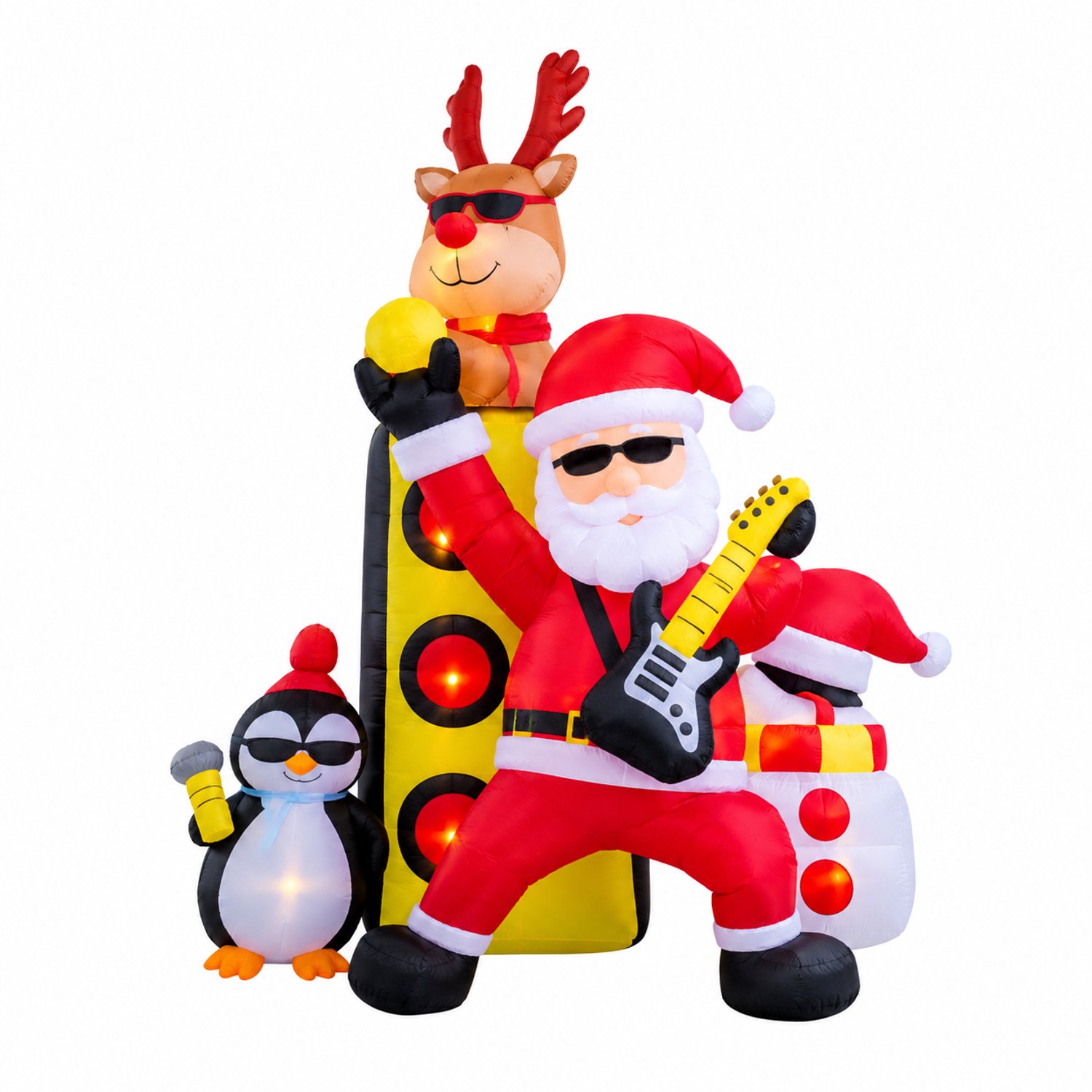 Lamor Opblaasbare kerstdecoratie - Kerst decoraties - Kerstmis - Kerstman - Rendier - Sneeuwpop - Kerstversiering - 210 cm