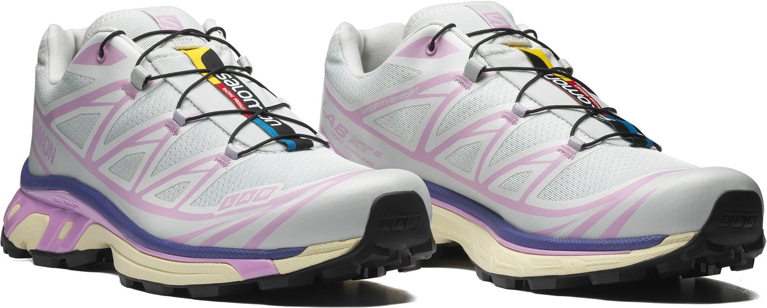 Salomon XT-6 Trailrunningschoenen – Ice Flow/Orchid Bouquet/Liberty Lichtblauw XT-6 Trailrunning Unisex Sneakers