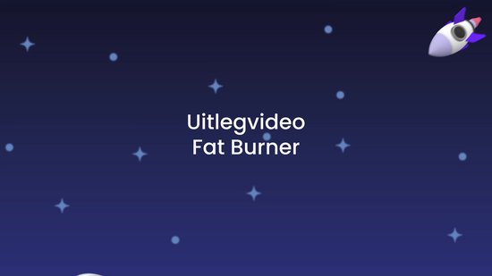 Sterrenstof Fat Burner - Blueberry Lemon - 50 doseringen - Afvallen - Poedervorm