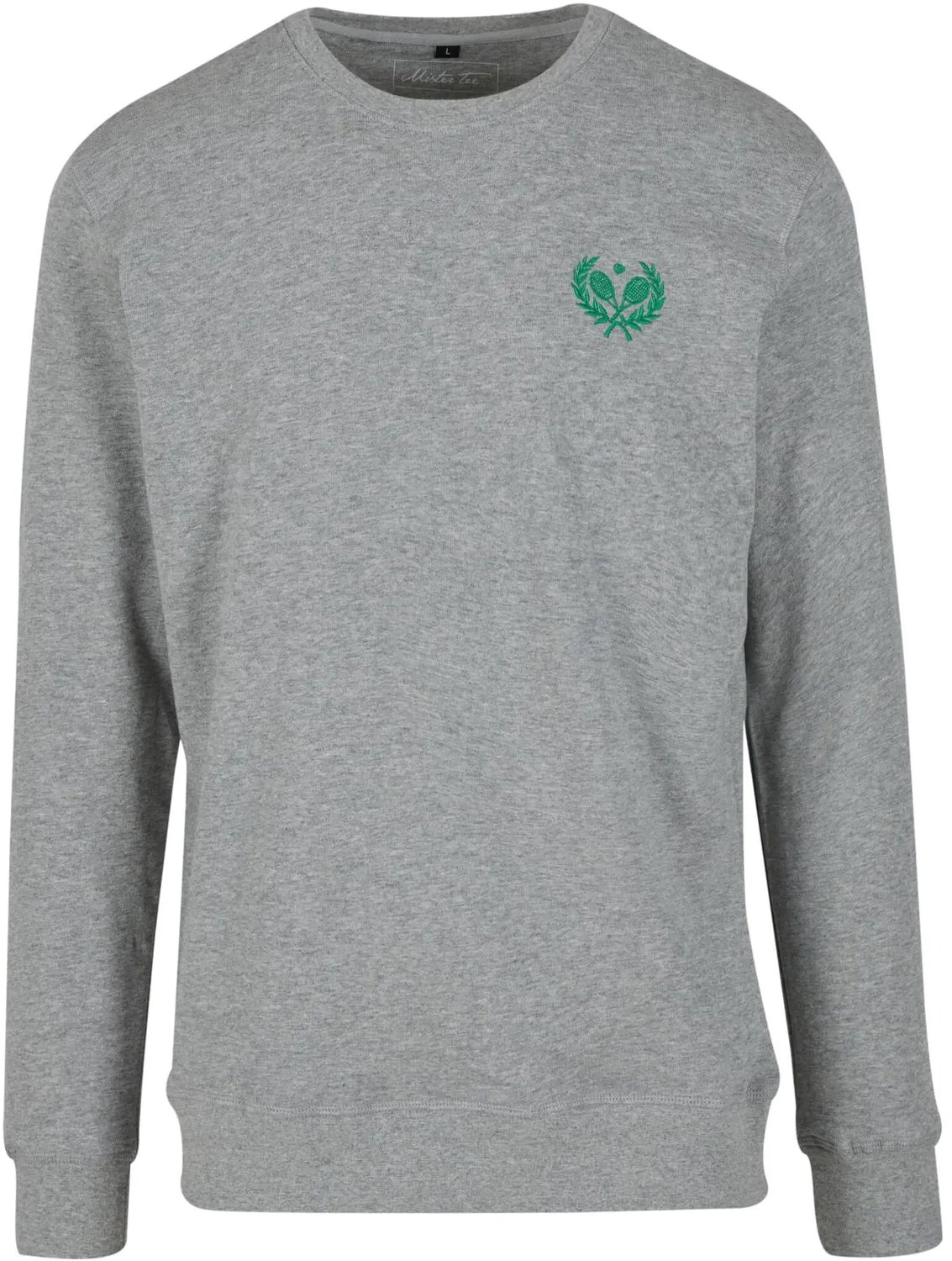 Hoodie Mister Tee Courtside Sports Emb Grijs