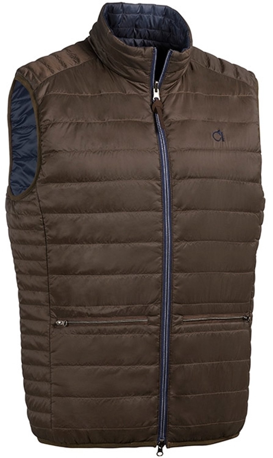 Reversible sleeveless jasje Club Interchasse Janus Bruin
