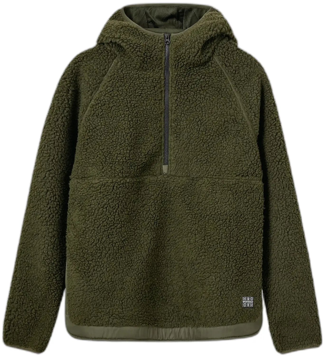 Fleece anorak H2O Langli Pile Groen