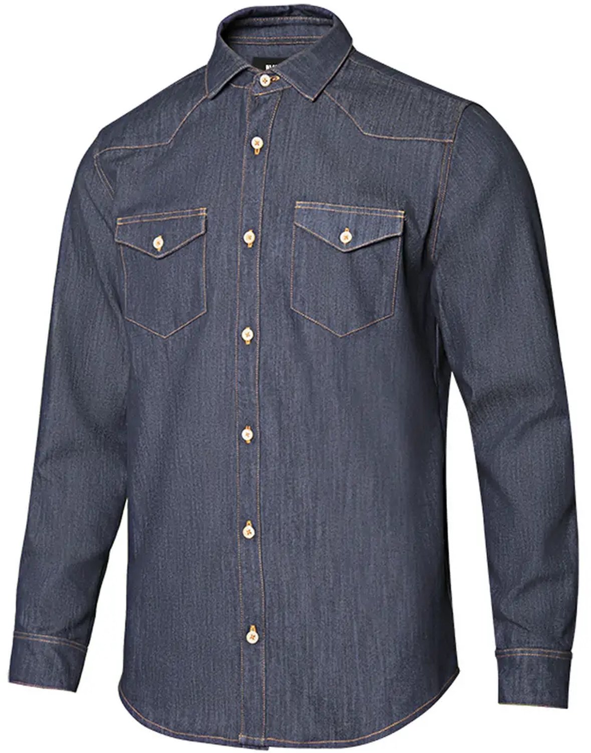 Stretch Shirt Velilla Blauw