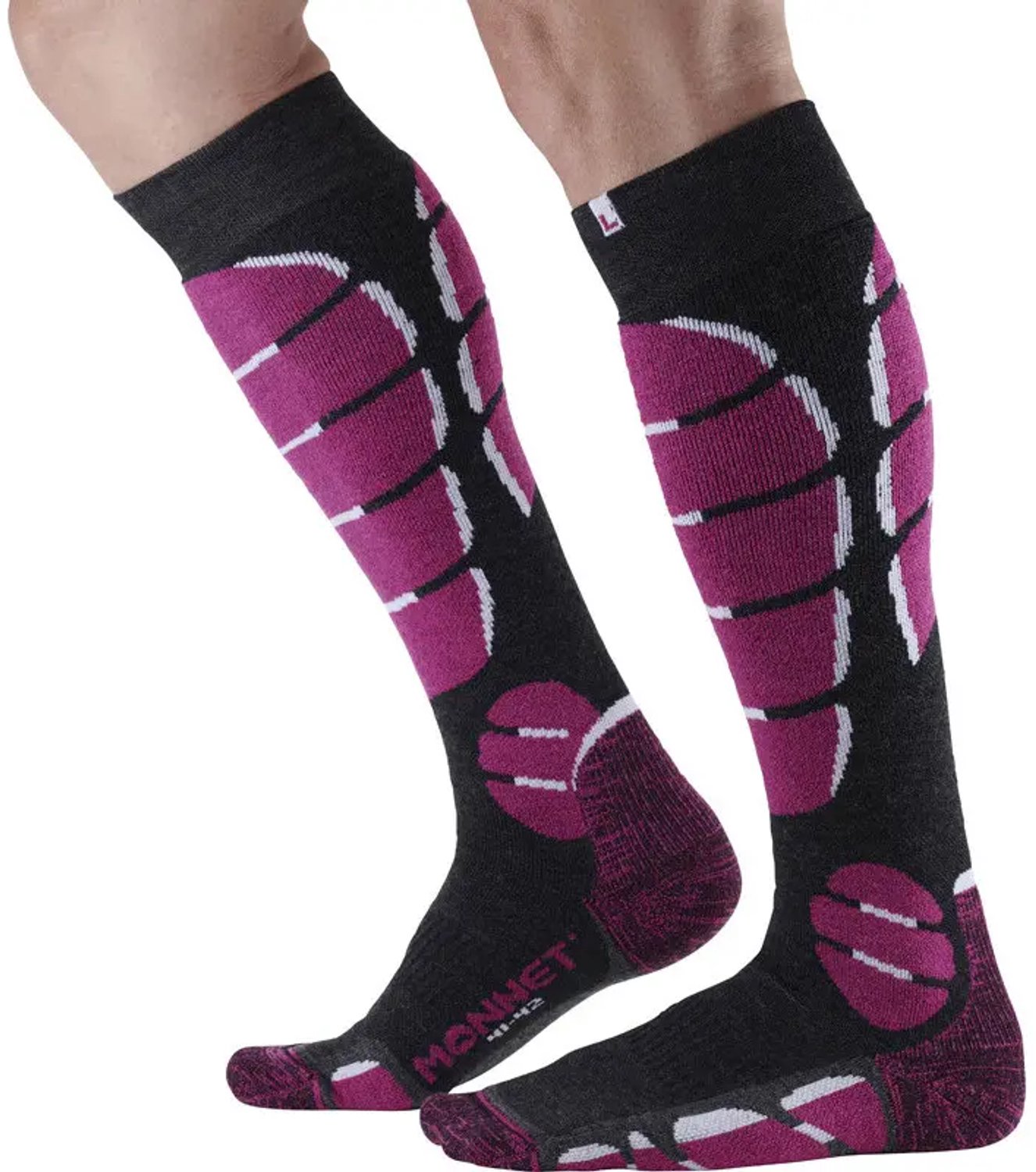 Sokken Monnet Ski Medium Roze