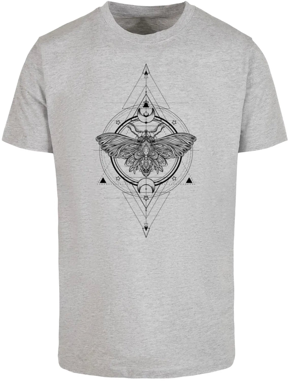 T-shirt met ronde hals Mister Tee Moth Heidegrijs