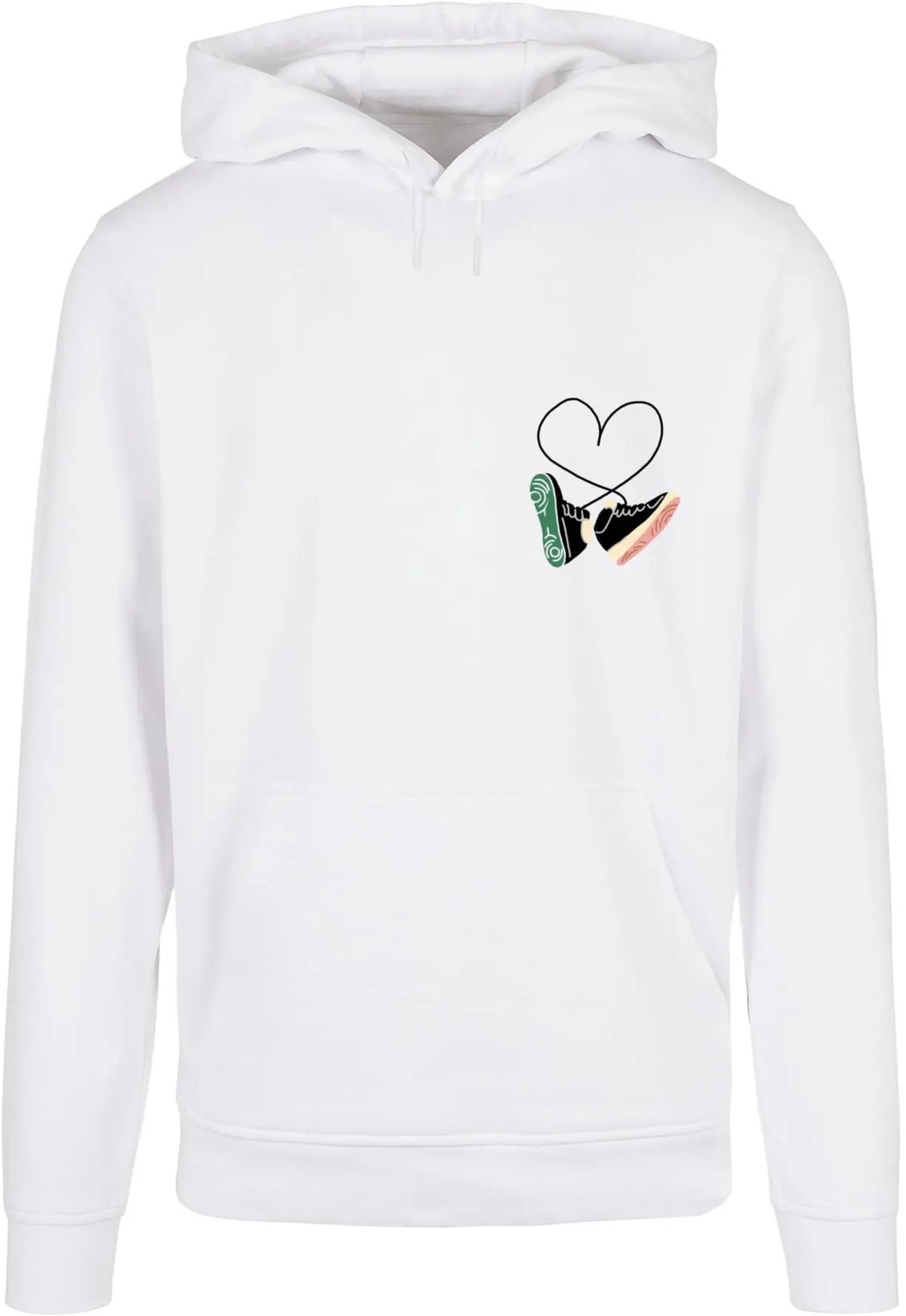 Hoodie Mister Tee Kicks Love Basic Wit