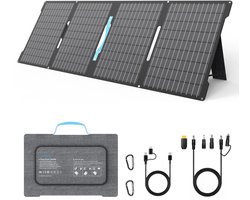 E-POWO 60W Opvouwbaar Zonnepaneel, Draagbare Zonneoplader met ETFE, IP67 Waterbestendig, USB-A USB-C DC Uitgang voor Kamperen & Powerbank
