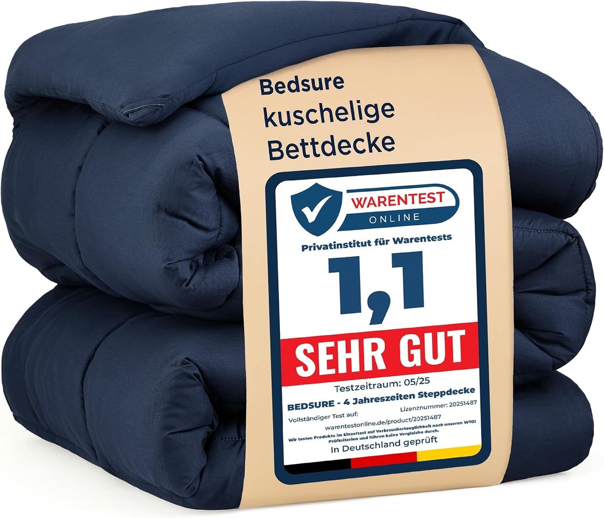 Dekbed zonder overtrek - Wit - 135 x 200 cm - 300 GSM Microvezel - 4 Seizoenen Slaapcomfort