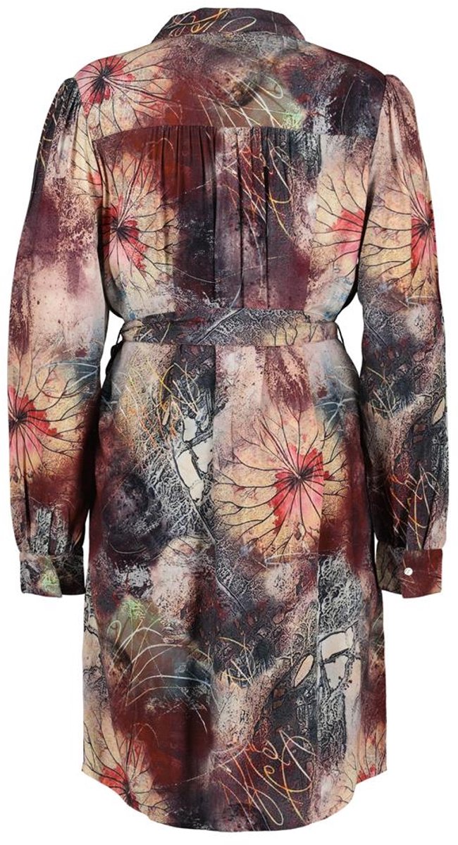 DIDI Dames Tunic Violet Burgundy Cloudroot print maat 38