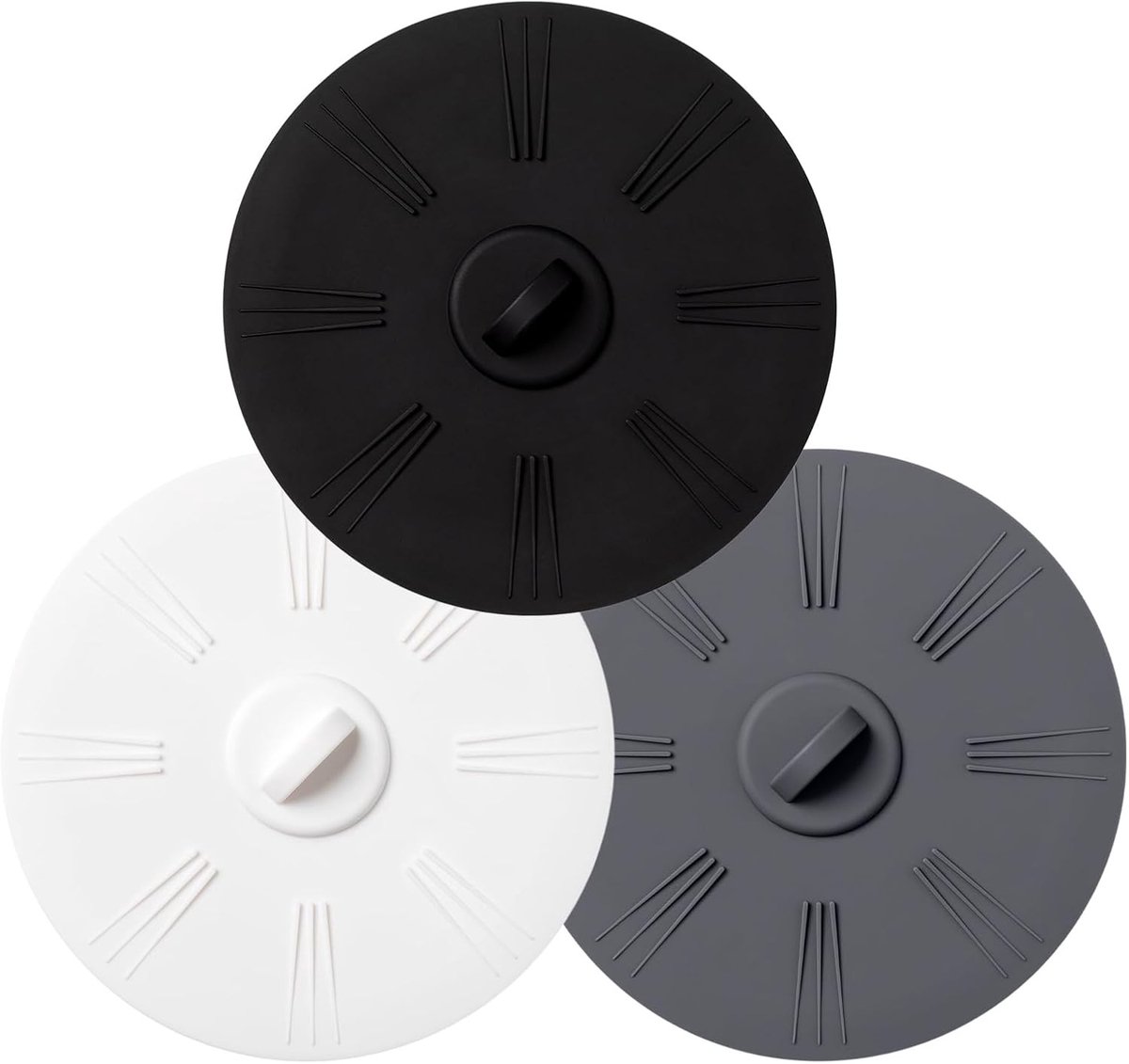 Badkuip cover - Wit - 15,2 cm - Siliconen badstopper voor gootstenen en wastafels