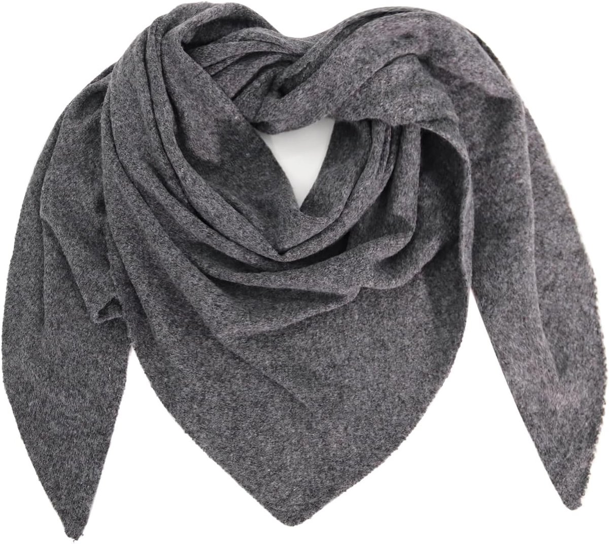Damessjaal driehoekige sjaal dames halsdoek warme gebreide sjaal knuffelige wintersjaal in vele kleuren zacht comfortabel om te dragen