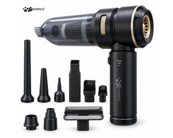 Mundary Vacuumcleaner – Draadloze Autostofzuiger – 27.000 Pa Zuigkracht – Blaas- en Zuigfunctie – Oplaadbaar via USB-C