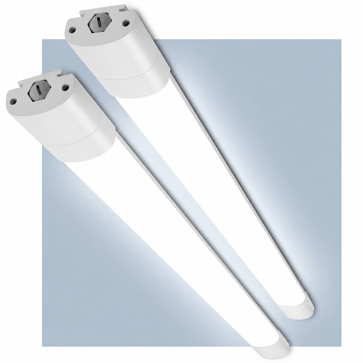 LOVHAUS 2x LED Vochtbestendige Lamp 120 cm - 36W - 3960 Lumen - IP66 - Koppelbaar - Voor Garage, Schuur en Magazijn