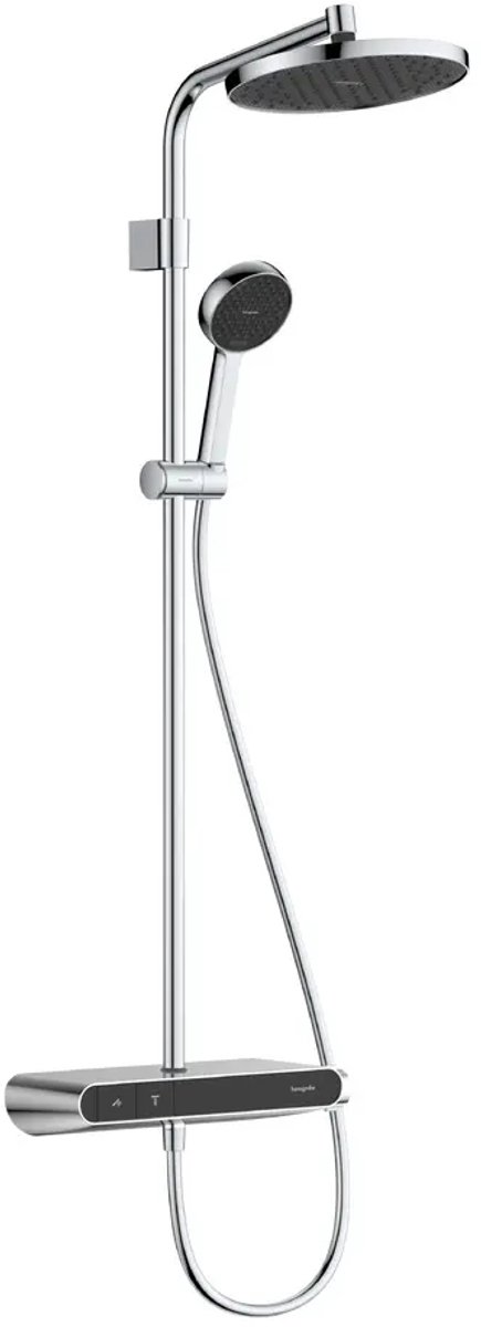 Hansgrohe Showerpipe Activera S 240 1jet - EcoSmart m. ShowerTabletSelect 360 chroom, 28638000