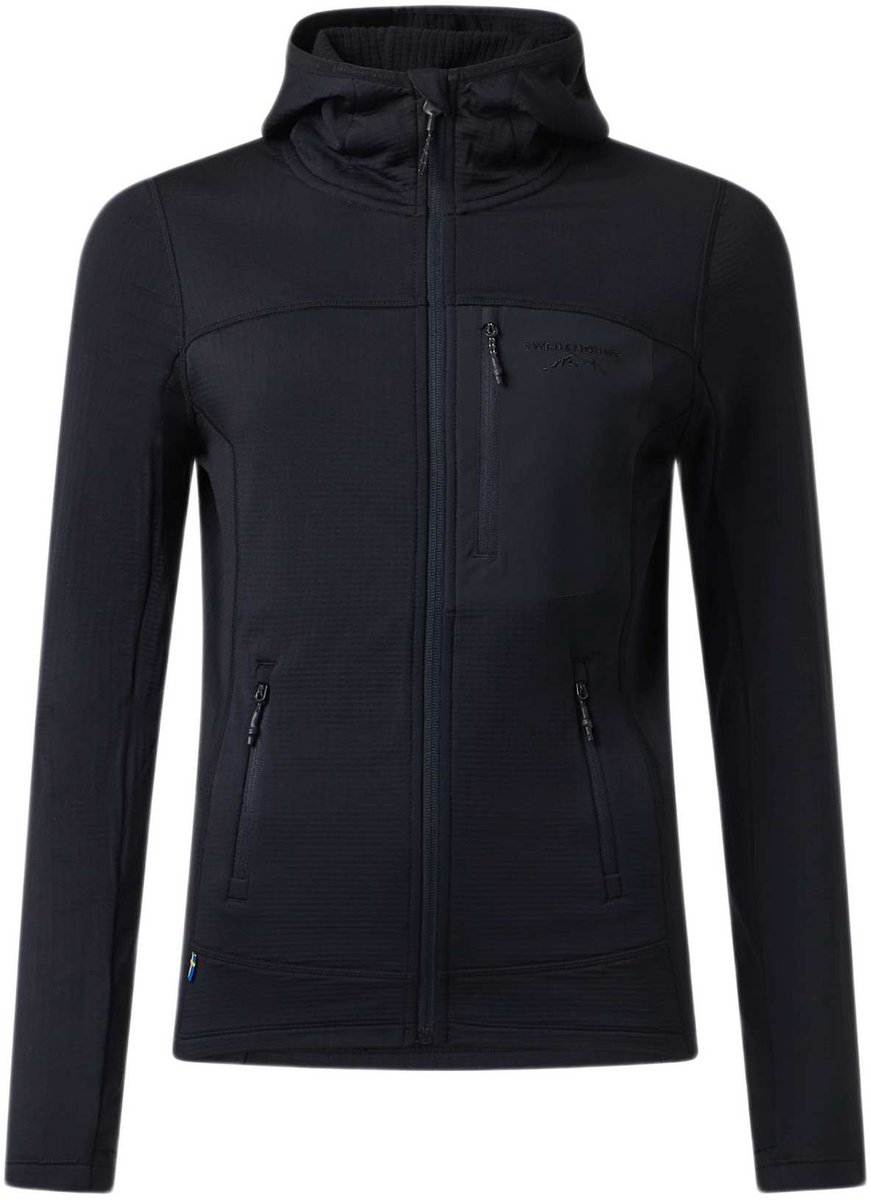 Swedemount Trondheim Midlayer Hoodie – Damestrui – Black