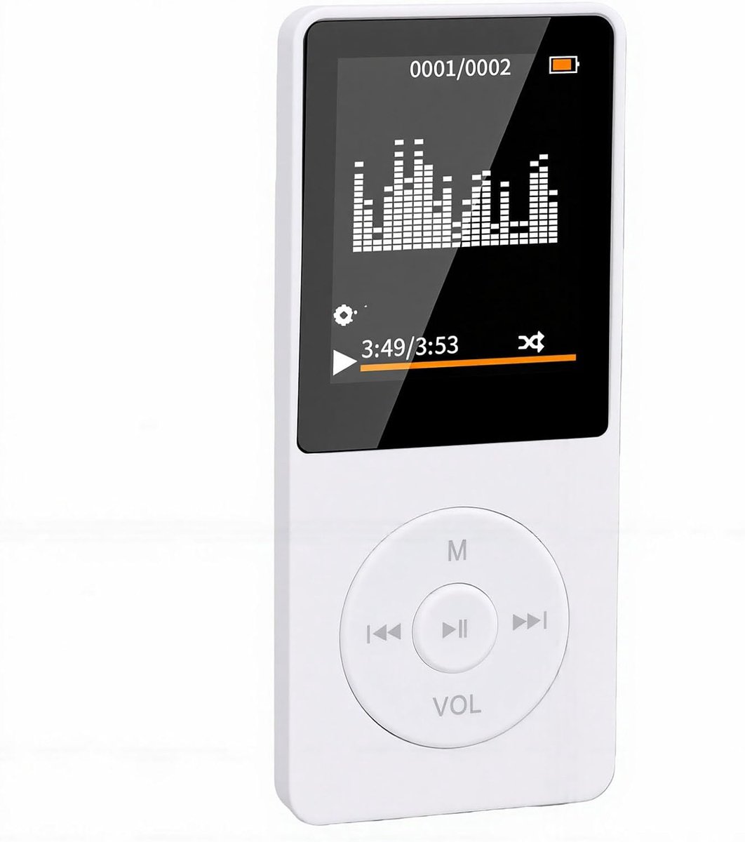 Bluetooth MP3-speler, wit
