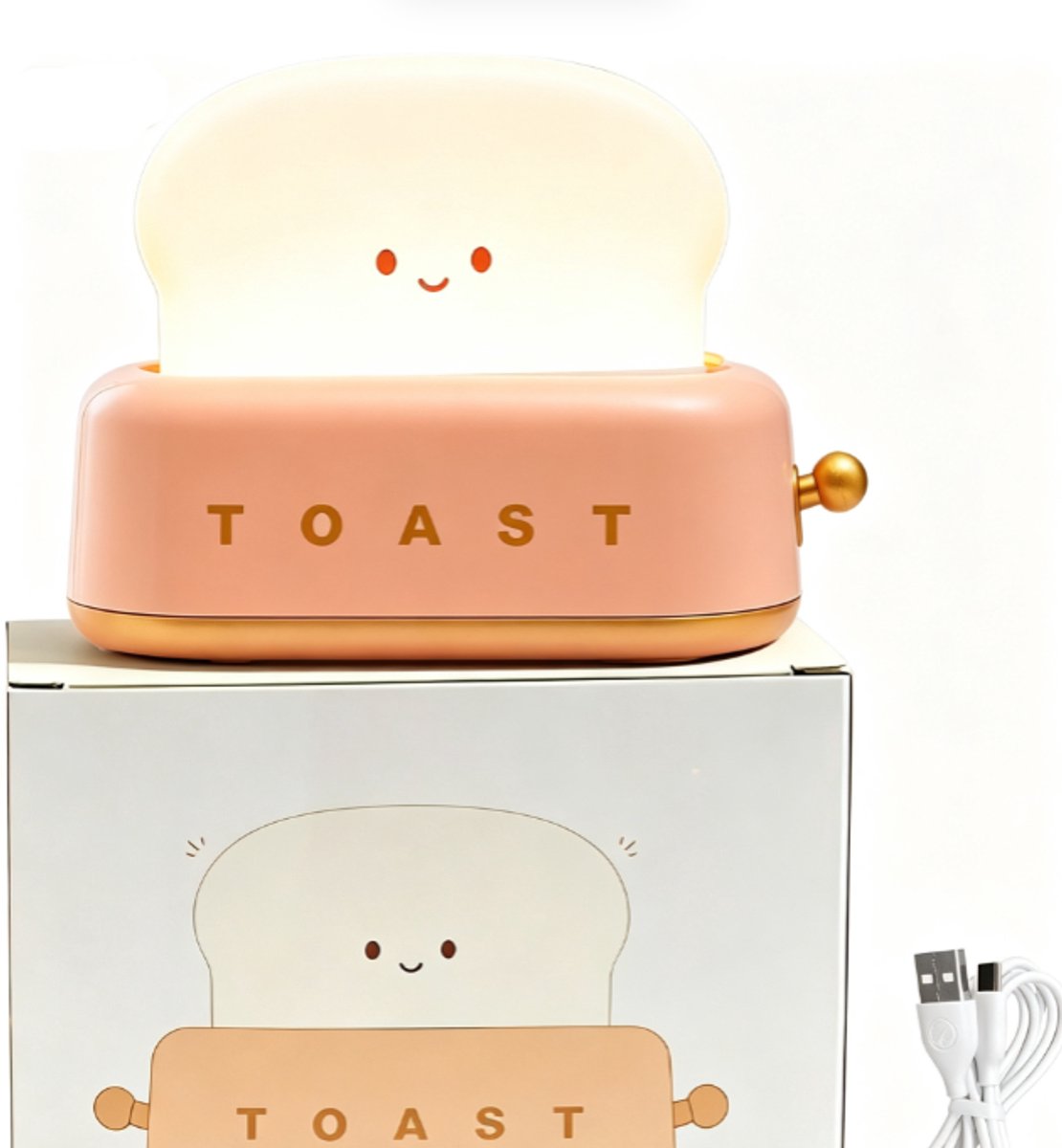 Siliconen LED‑nachtlampje voor kinderen, USB‑oplaadbaar, klik‑dimfunctie en timer‑instelling, zacht babynachtlampje, geschikt als verjaardags‑ en kerstcadeau（roze）