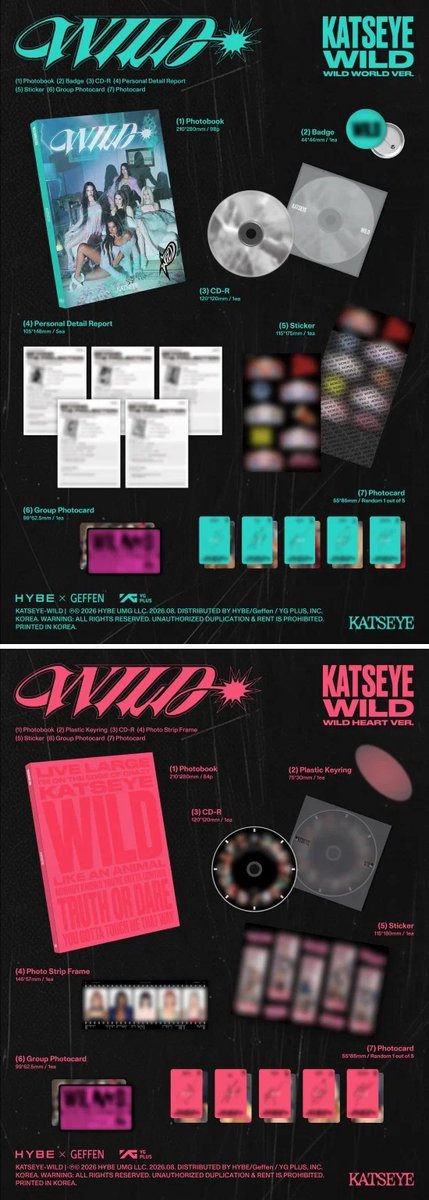 Katseye - WILD (CD) — cadeau in Games, Films & Muziek - foto 2