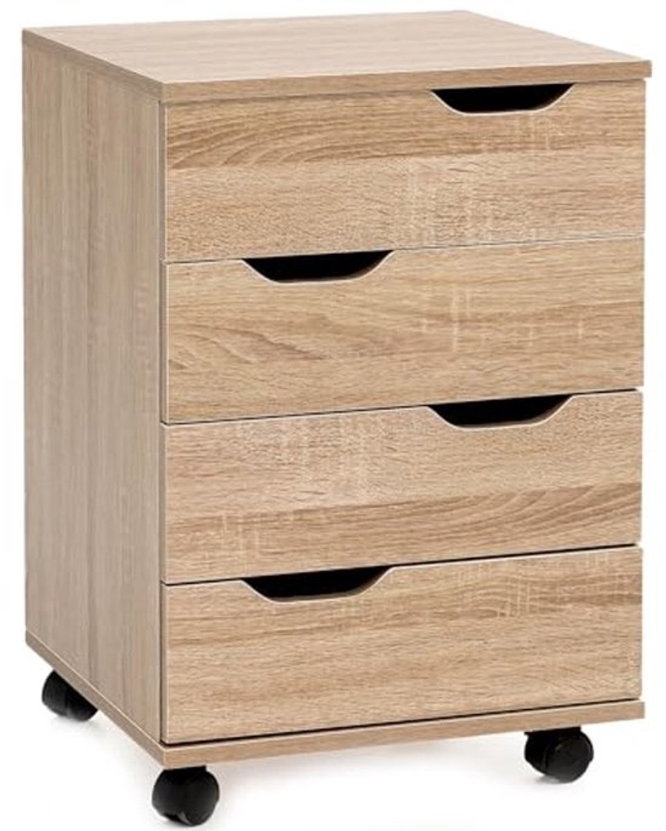 Kleine rolcontainer met lade 40x60 cm voor kantoor | Bureaucontainer met wielen