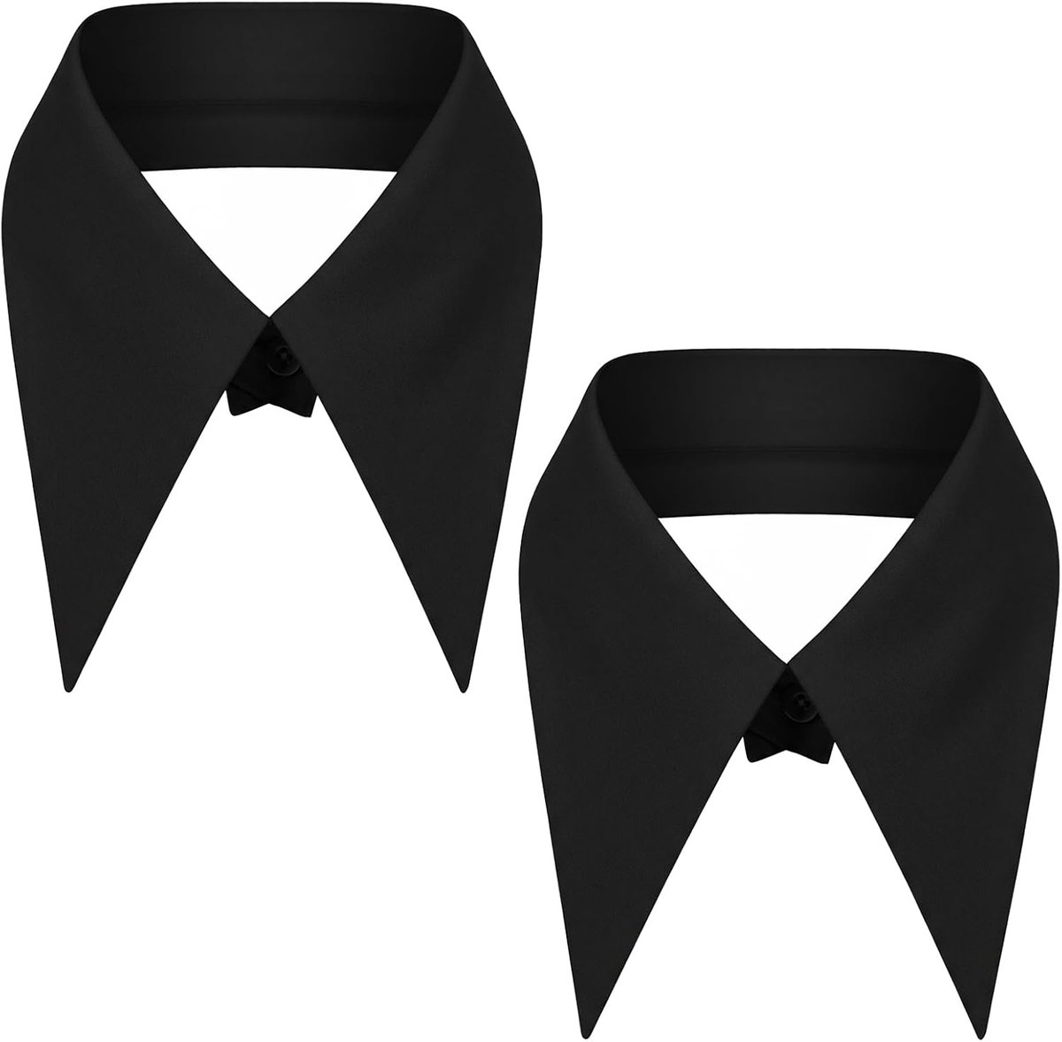 2 stuks nepkraag voor vrouwen, afneembare valse kraag voor jurken blouses truien half shirt faux blouse kragen