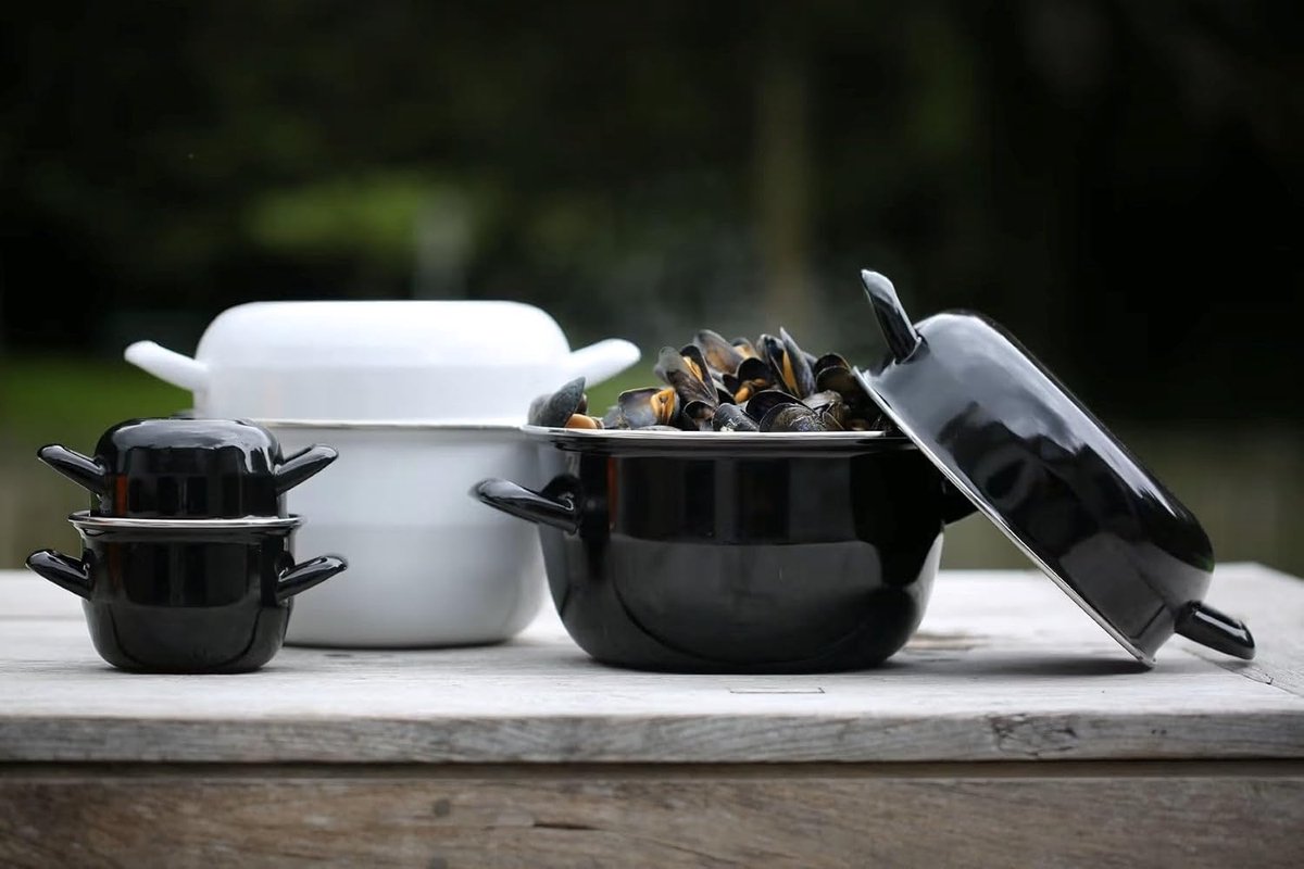 & Trendy For Professionals Mosselpot 24cm Zwart Induction