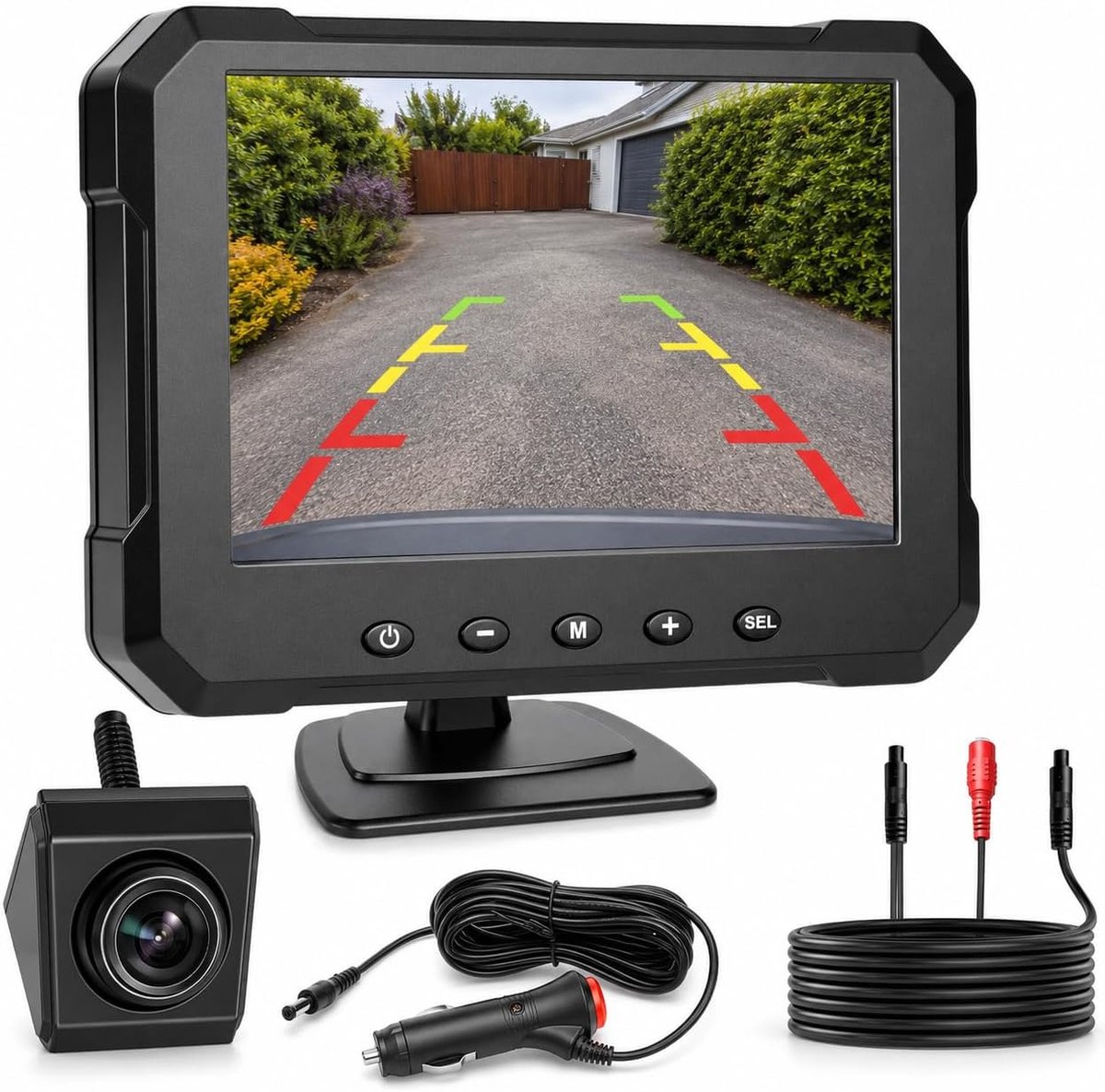Achteruitrijcameraset met HD 5 inch monitor