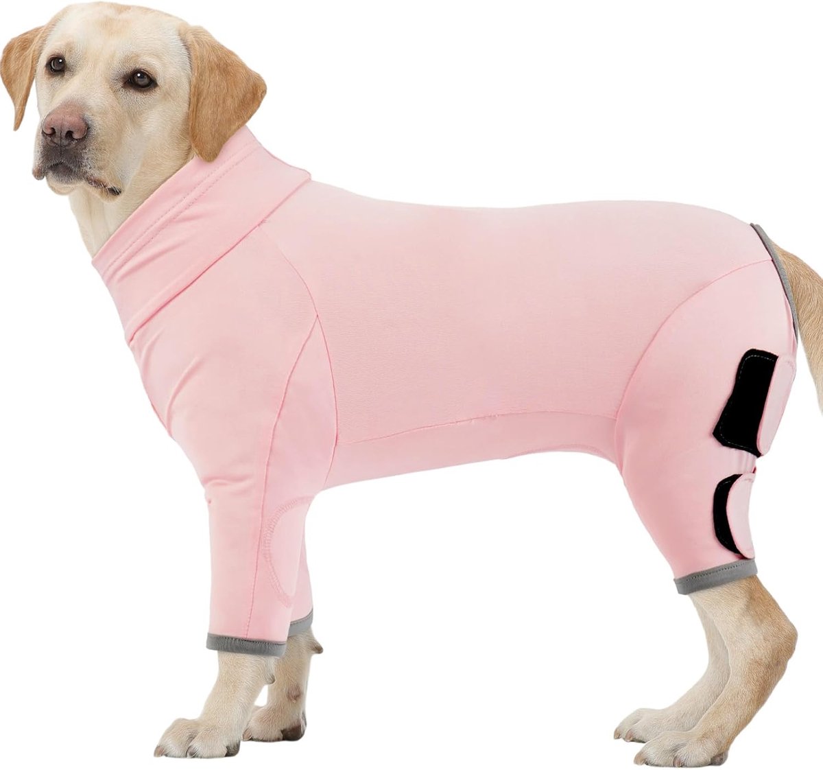 Medisch Hemd voor Honden, Elleboogkussen, Leekbescherming en Vochtbescherming, Voor Loopsheid en Nabeslagperiode, Roze, XL