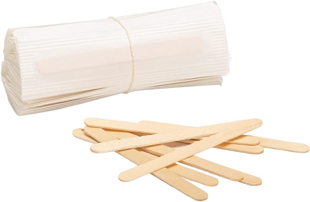 1000 wegwerp-koffielepels van hout, 11 cm, biologisch afbreekbare roerstaafjes voor dranken