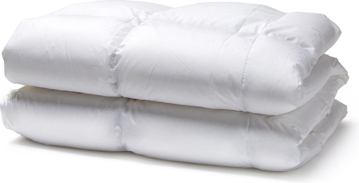 White Cloudz Donzen dekbed Aspen - 100% Poolse ganzendons - 155 x 220 - Voor-/najaar wit