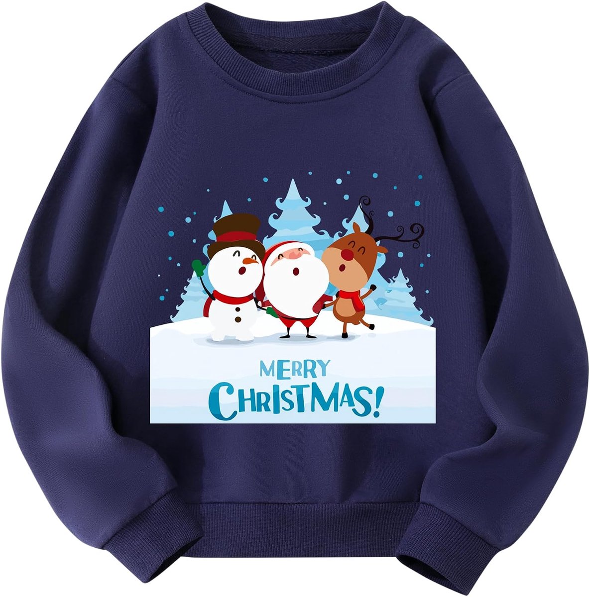 Sweatshirt Jongens en Meisjes Christmas Sweater Kids Katoen Kerst Kleding voor Kinderen Leeftijd 2-7 Jaar