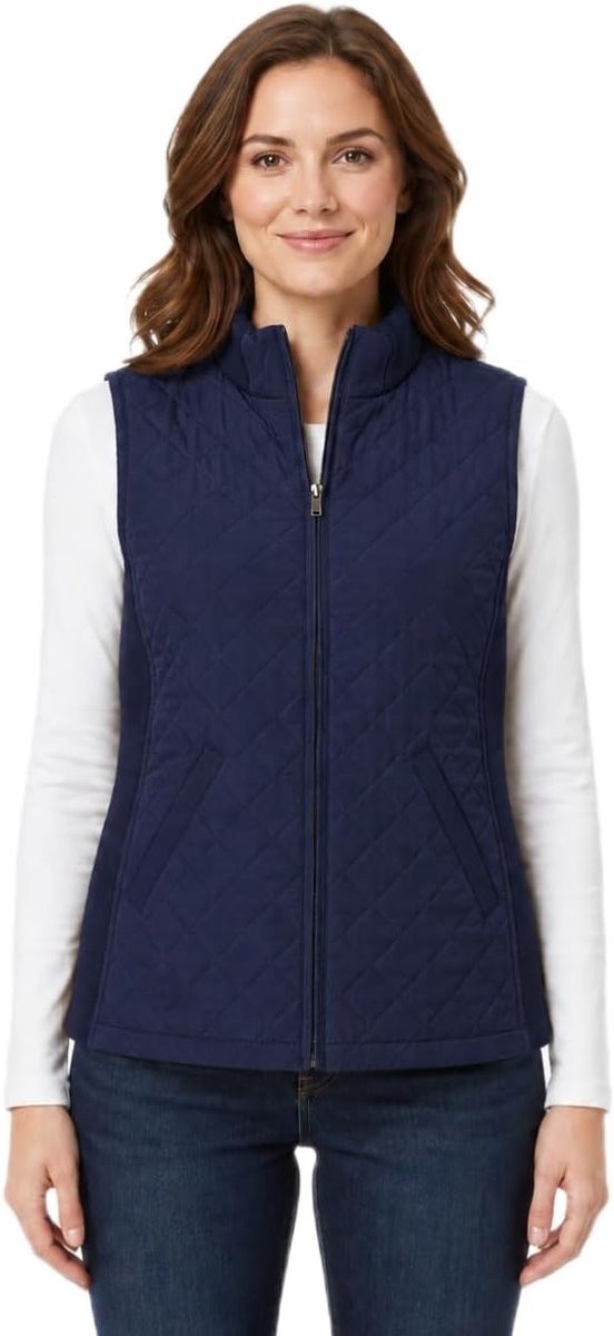 Dames Quilted Casual Gilet: Lichtgewicht Opvouwbaar Mouwloos Jack Bodywamer