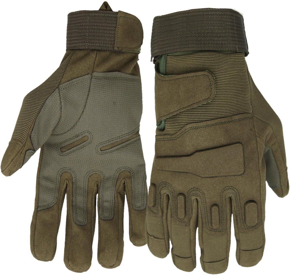 Handschoenen voor heren, volledige vingers, militaire tactische handschoenen, antislip, slijtvast, voor fietsen, motorfietsen