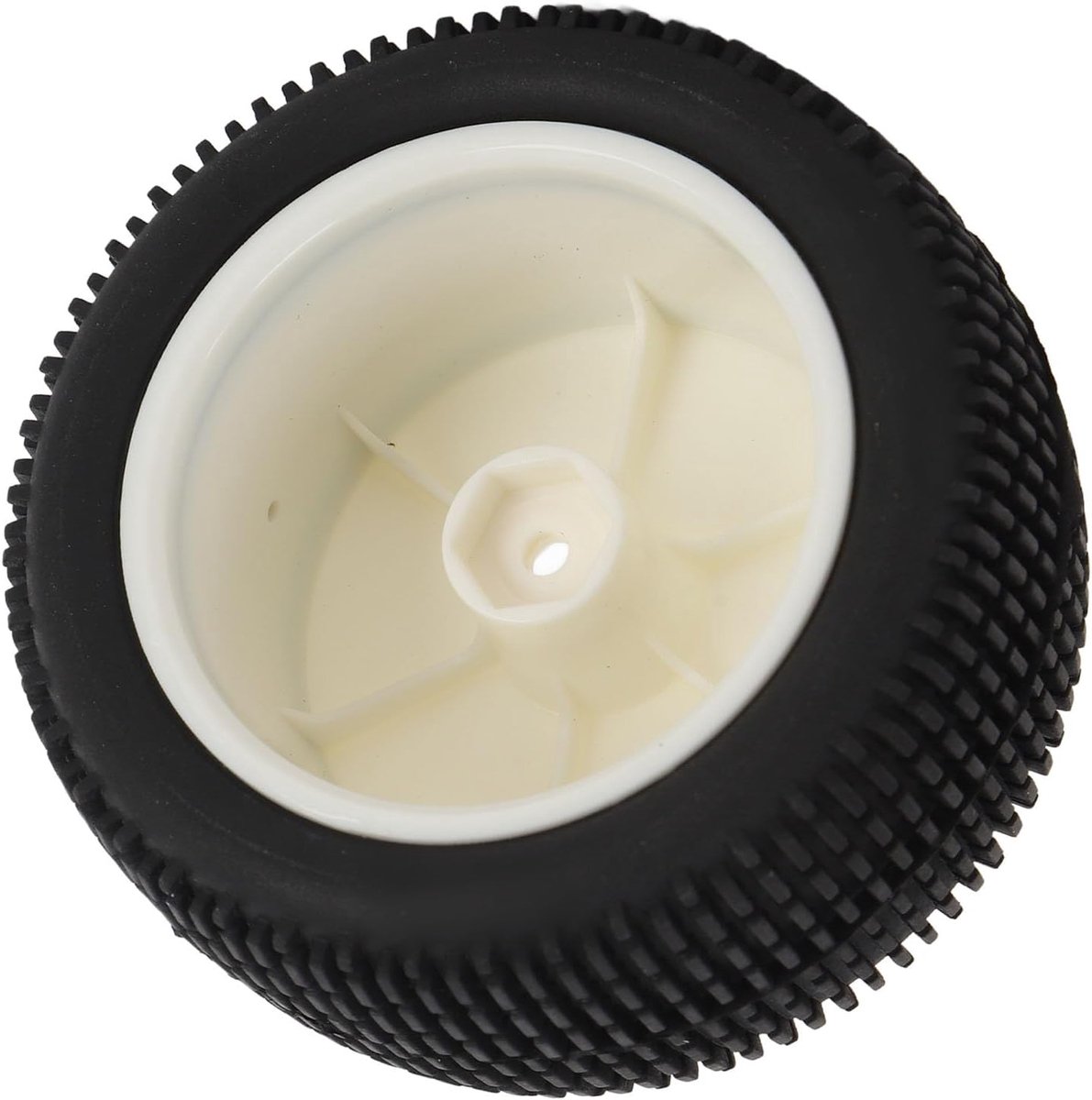 Off -road Wielbanden voor Raider 10 BLS, Nylon Rubber 1/10 Schaal met Stijlvol Uiterlijk, Eenvoudige Installatie, Fit, Mjx, Rlaarlo 1/12 Vrachtwagen (WHITE)