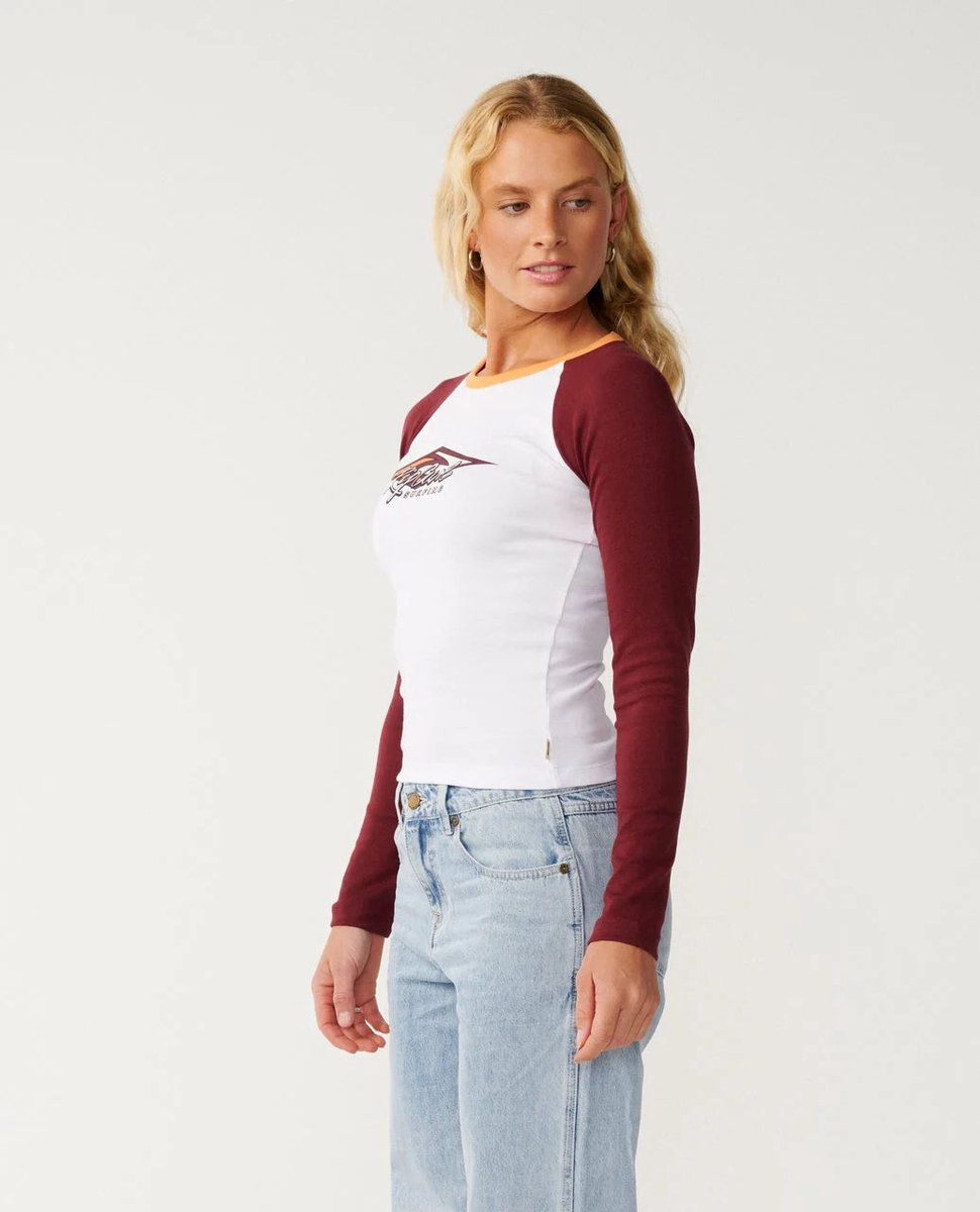 Rip Curl Island Dreams Raglan Ls Tee - White