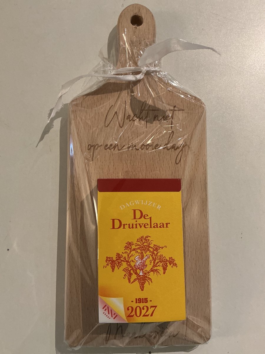 DE DRUIVELAAR SCHEURKALENDER SET WACHT NIET OP EEN MOOIE DAG
