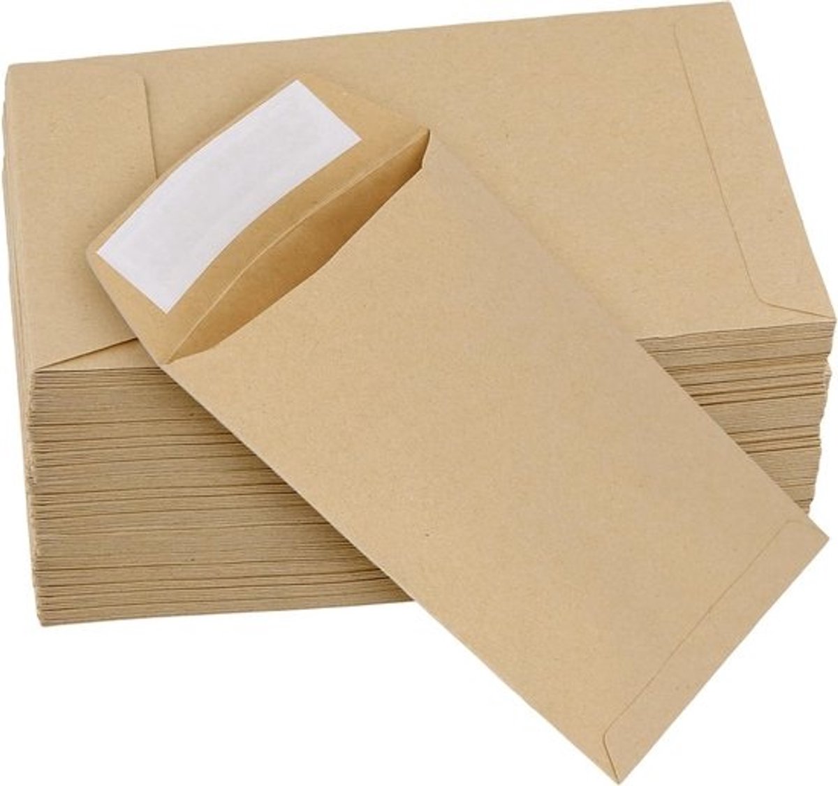 200 stuks zelfklevende kraftpapieren enveloppen 15,1 x 10,2 cm voor zaadverpakking, contant geld en opslag van bankbiljetten