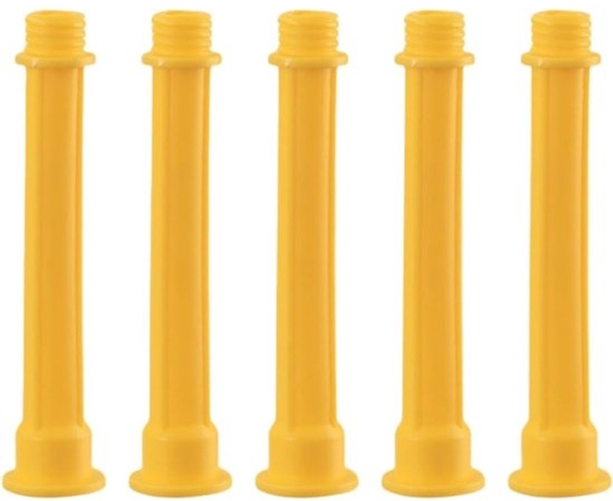 Set van 5 Glazen Mondstukken voor Sealing - Hoekige Applicator Kit