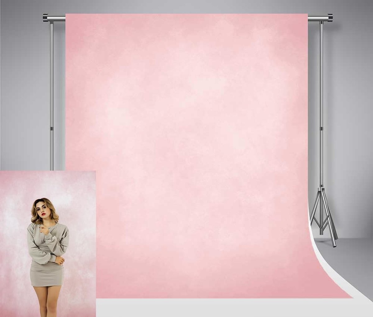 Achtergrond 3x3m Licht Roze Fotografie Achtergrond Roze Textuur Foto Achtergrond Rekwisieten Abstract Microfiber Portret Achtergronden voor Babyshoot
