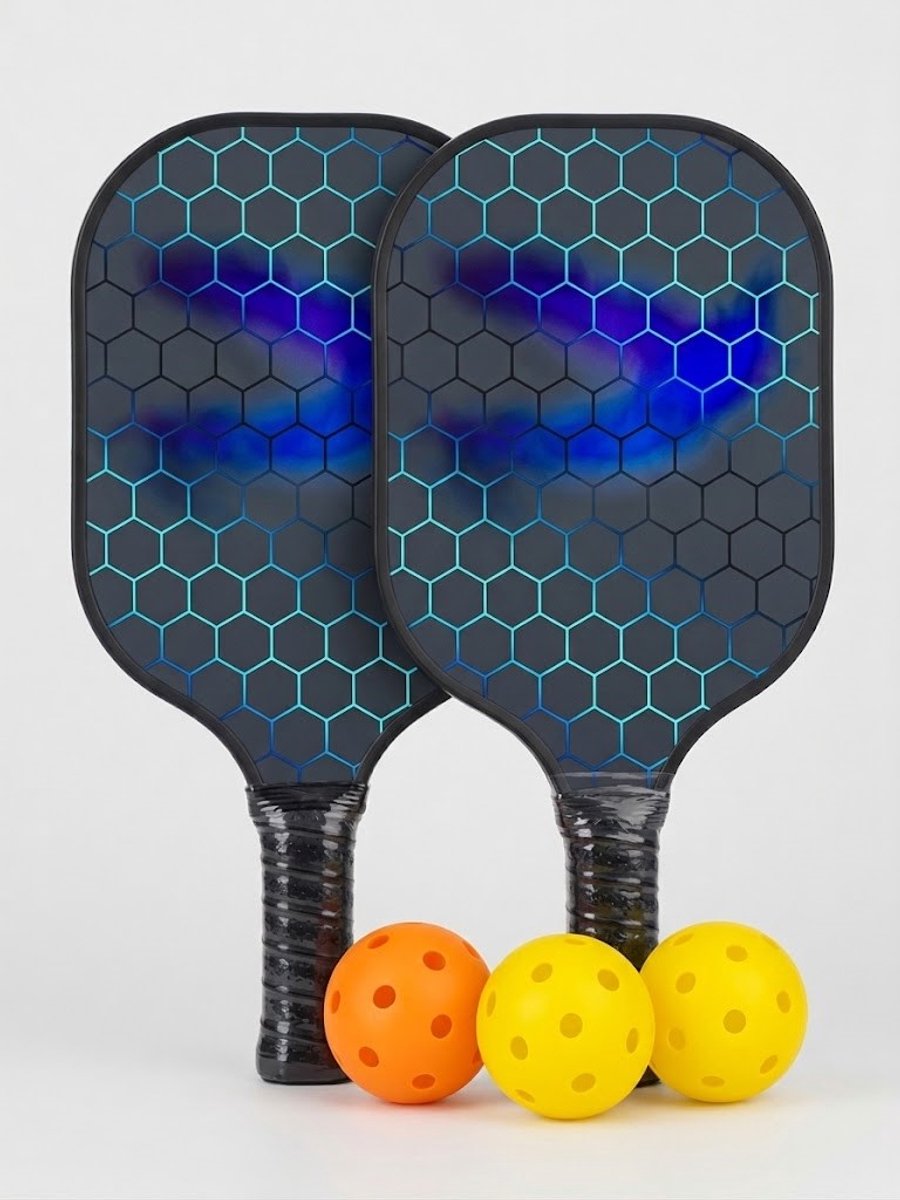 Pickleball set - Pickleball - Fiberglass/glasvezel - Volledige set - 4 Ballen 2 Rackets 1 Draagtas - Voor binnen en buiten!