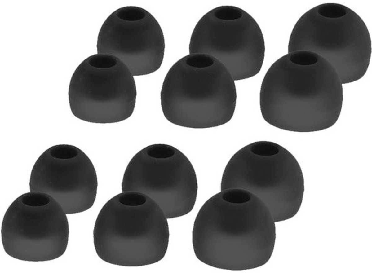 Zachte siliconen oordopjes voor Jabra Elite 4 - Vervangende pads, 3 maten en 6 paar