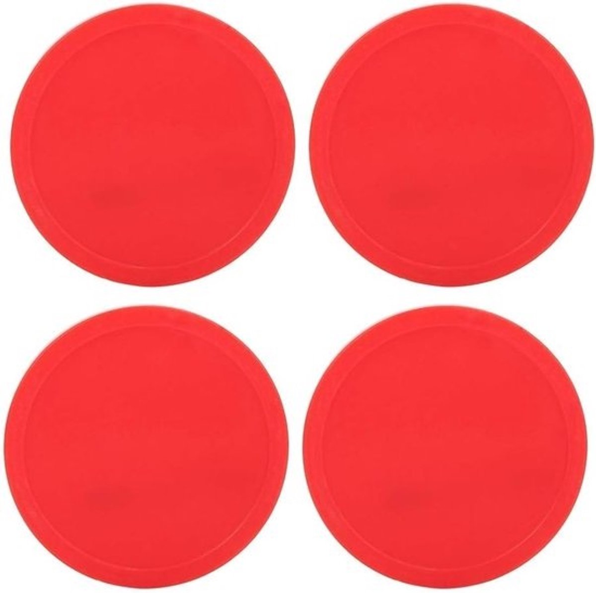 Vervangingspucks voor air hockey, set van 4 stuks - Voor gezinsplezier en spelletjesavonden