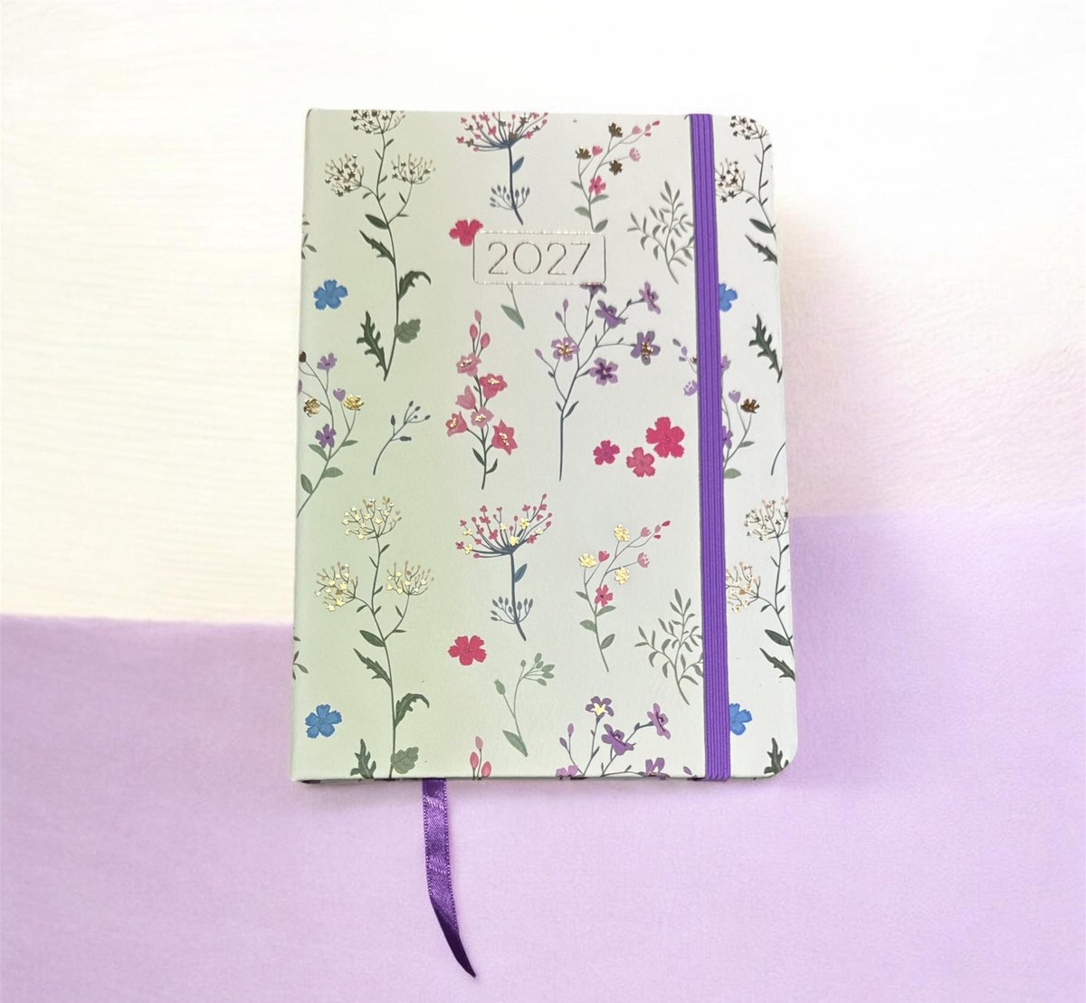 Bureau Agenda 2027 - A-5 Formaat (20cmx15cm) Wild Flowers