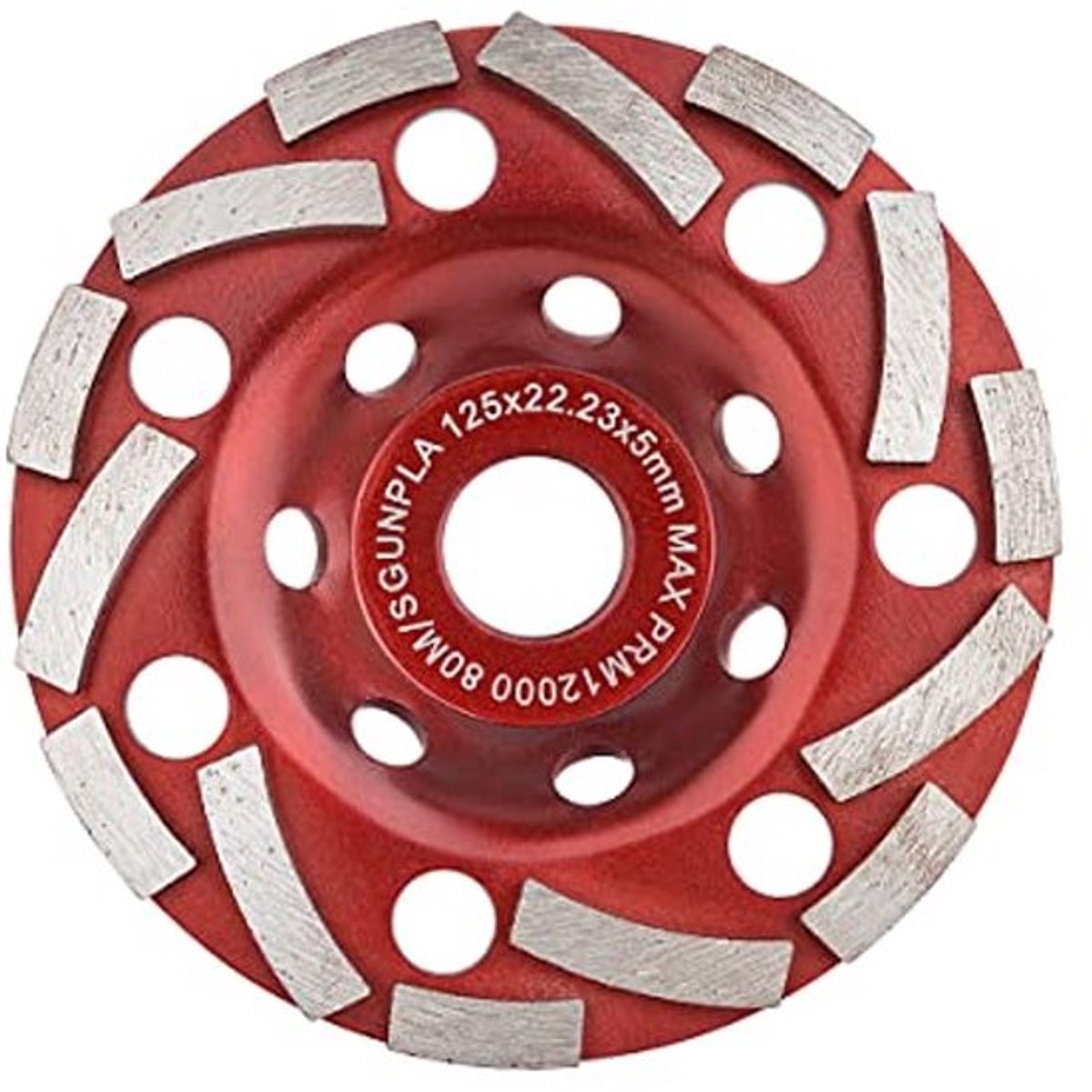 Diamant Slijpschijf 125mm voor Beton en Steen - 5" Schurende Cup Wiel