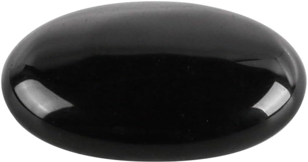 Obsidiaan Kristal Obsidiaan Steen Gepolijst Palm Genezende Edelsteen Zak Zorgen Steen Kristal voor Reiki Stressverlichting Balancerende Meditatie Accessoires (4 x 6cm)