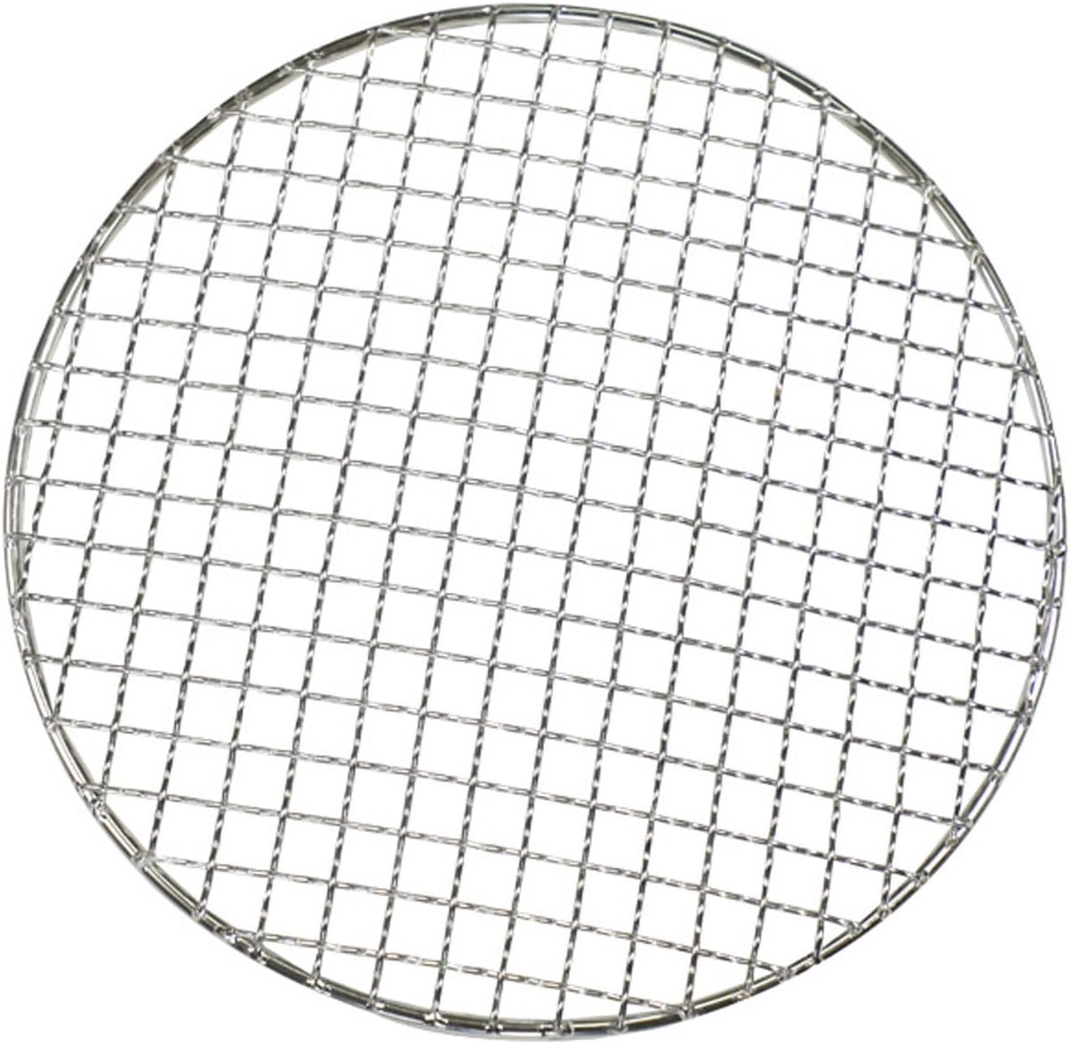 20,3 cm ronde grillrooster roestvrijstalen bak- en barbecuerooster voor grills, houtskool, elektrische grills, ovens, gegrild voedsel, 1 stuk