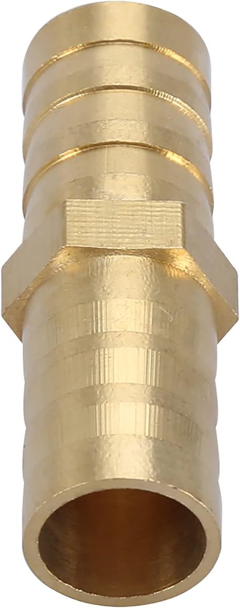 8Mm Messing Prikkeldraad Rechte 2-weg Pijp Connector Buis Joiner Fitting 6/8/10/12/14/16/20Mm Messing Schlauchverbinder 6Mm (12 mm (5 stuks))